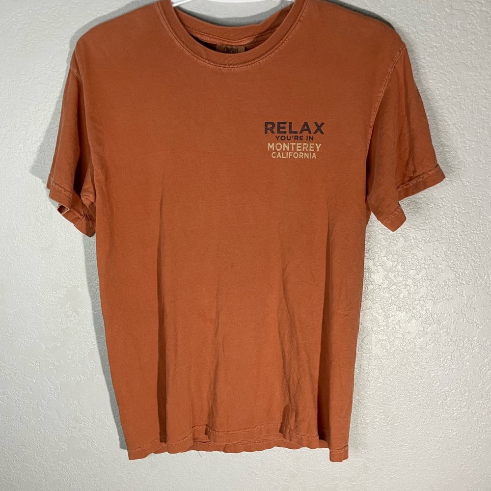 Orange shirt